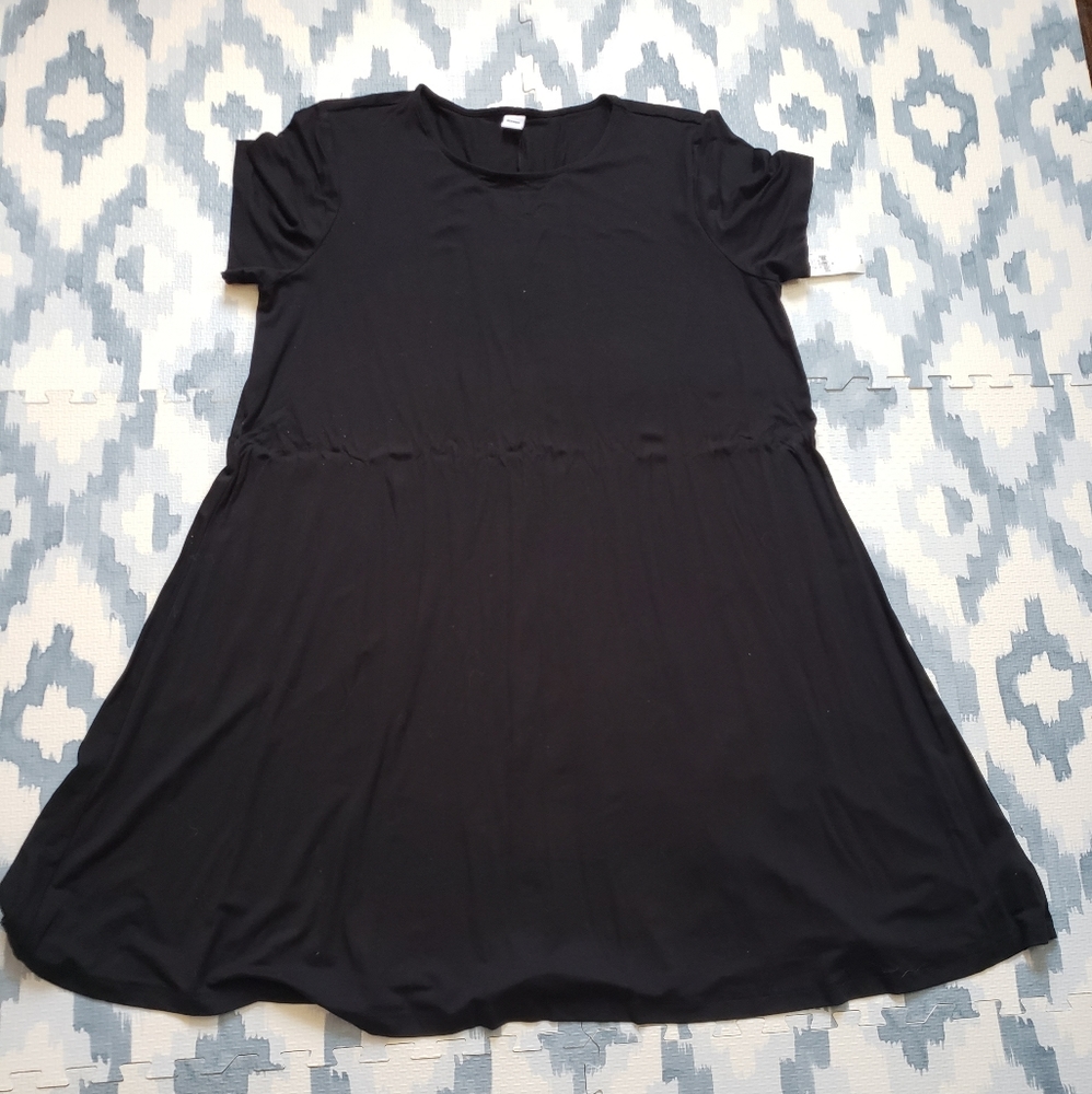 Black Old Navy Swing Dress NWT